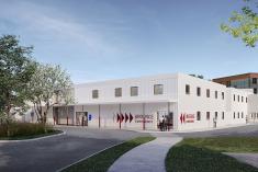 Une nouvelle urgence modulaire pour l'Hôpital général du Lakeshore. Crédit : Centre intégré universitaire de santé et de services sociaux de l'Ouest-de-l’Île-de-Montréal