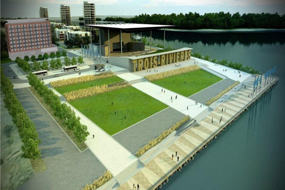 Le futur amphithéâtre de Trois-Rivières, déjà auréolé