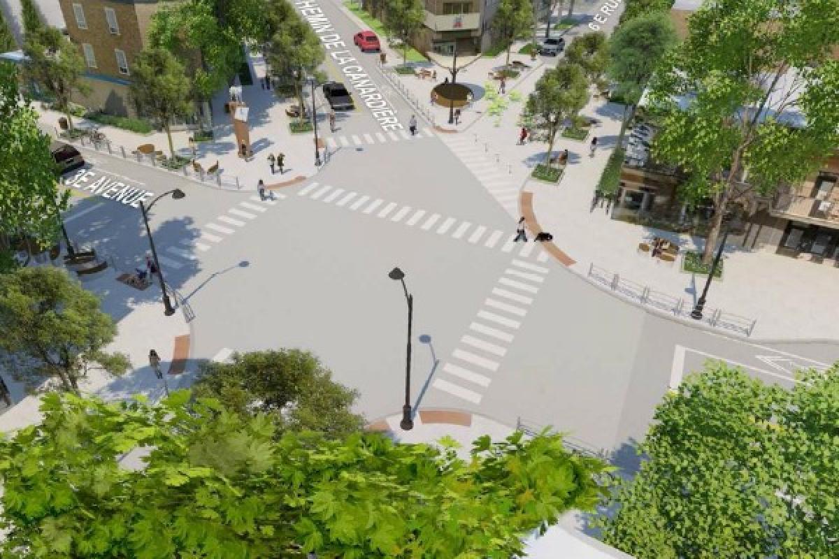 La Ville de Québec a présenté le projet de réaménagement du chemin de la Canardi