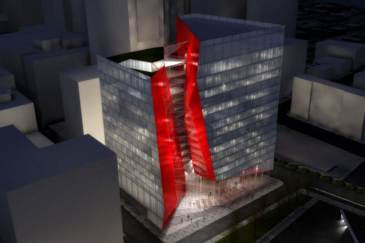 D'une hauteur de 13 étages, l'immeuble accueillera ses premiers locataires en 20