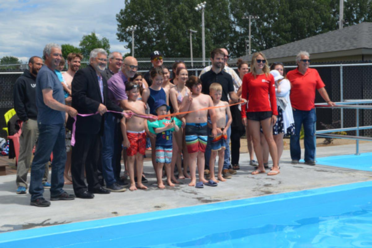 Inauguration d’une nouvelle piscine à Rimouski