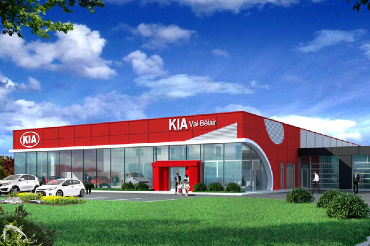 Le nouveau KIA de Val-Bélair adopte le concept Red Cube