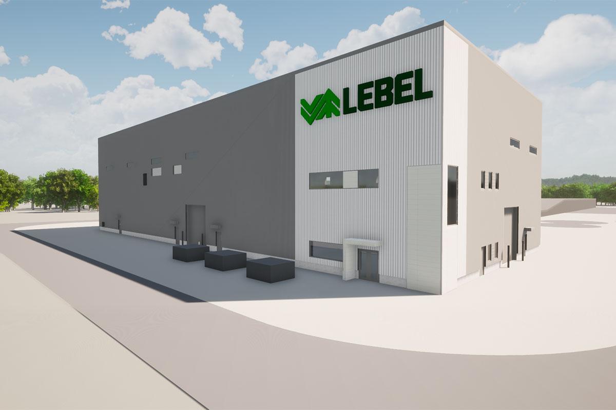 Groupe Lebel construira une nouvelle usine de production de granules industriels de bois à Cacouna. Crédit : Groupe Lebel