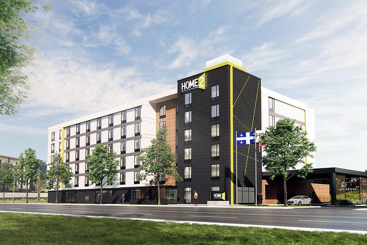 LOGISCO entame la construction de son troisième hôtel à Québec. Crédit : LOGISCO
