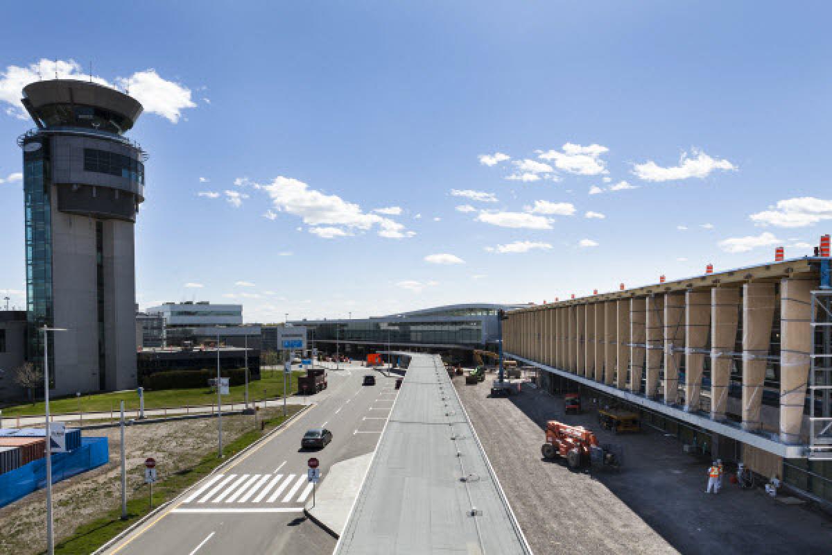 Aéroport de Québec : les travaux portent leurs fruits