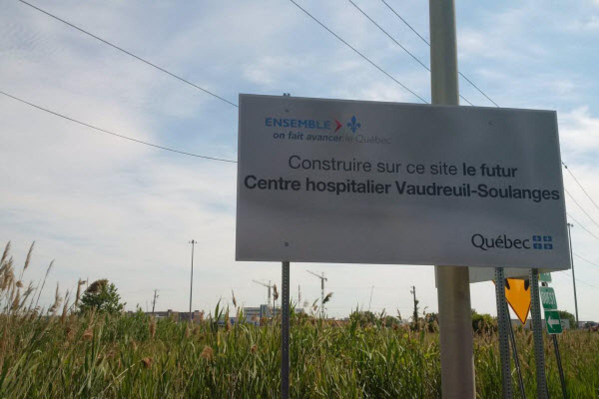 Le nouvel hôpital de Vaudreuil-Soulanges verra le jour