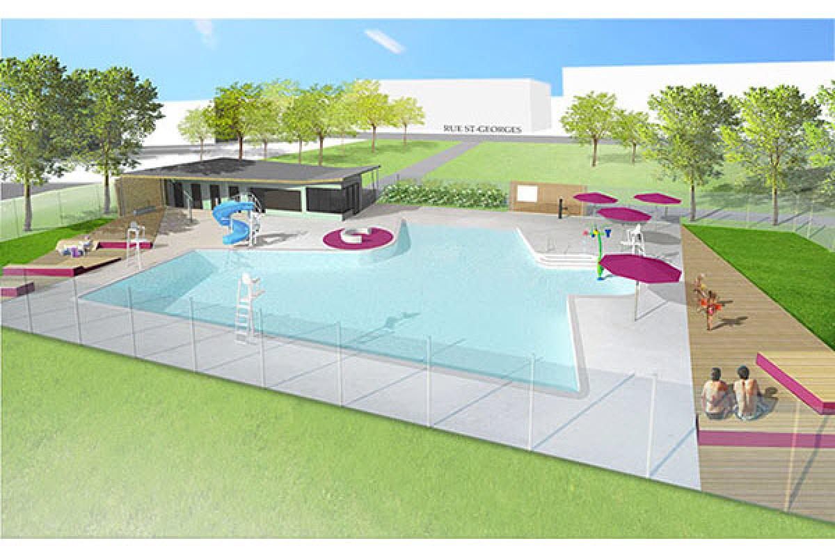 Longueuil : 2M$ pour la reconstruction de la piscine du parc Bariteau