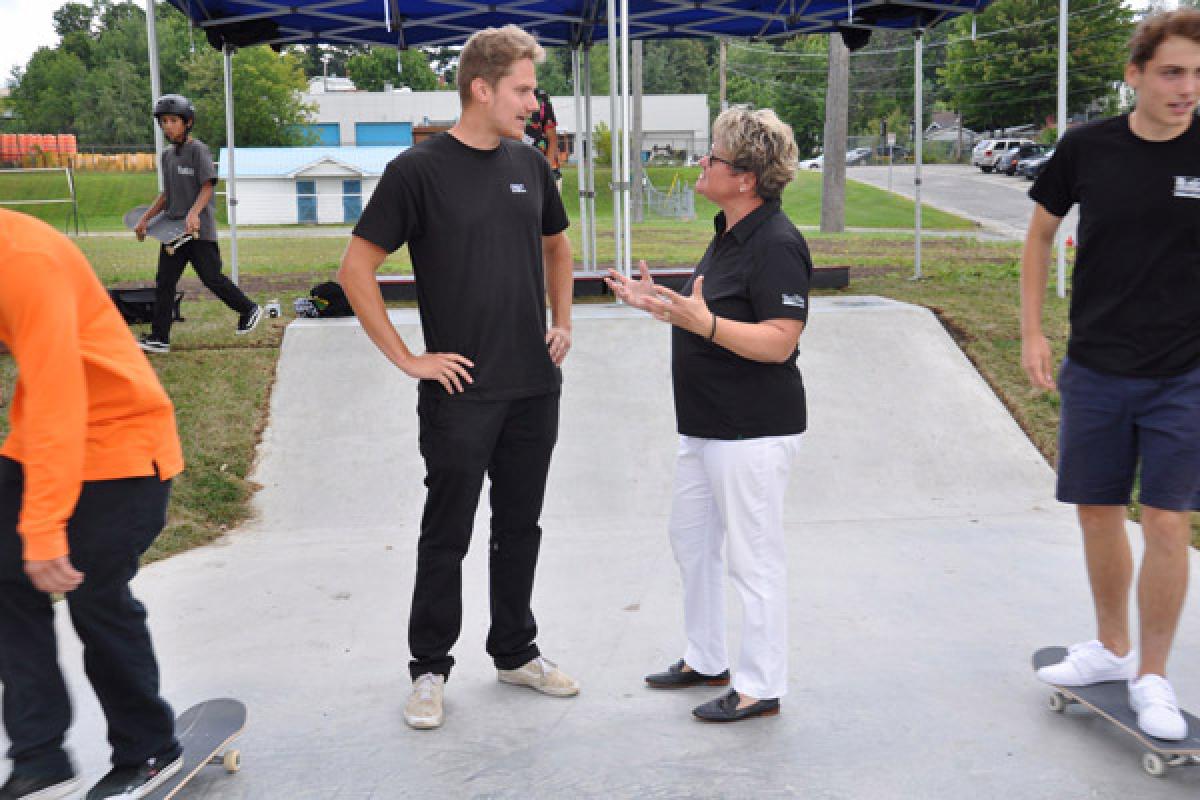 Sherbrooke : inauguration d'un nouveau skatepark
