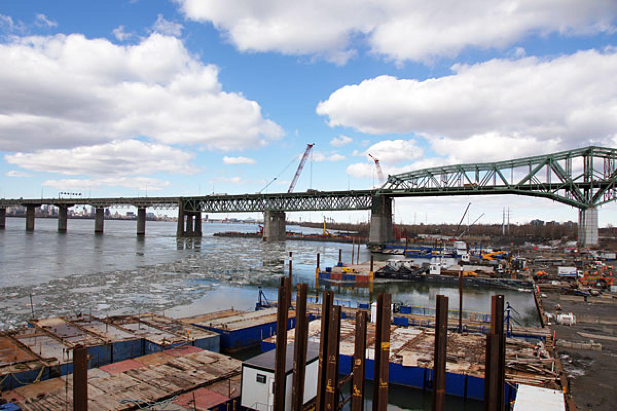 Tour guidé du chantier du nouveau pont Champlain