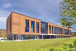 Repentigny : une école mieux intégrée à son milieu. Crédit : UN architecture / B+B architecture & design