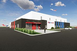 Airmedic construit un nouveau hangar de 10 M$ à Québec. Crédit : Airmedic Inc.