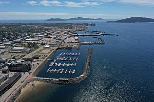 Modernisation des infrastructures portuaires du port de Sept-Îles. Crédit : Port de Sept-Îles