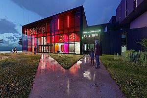 Sherbrooke accorde le contrat de construction de son lieu de diffusion pour la jeunesse. Crédit : Atelier Paul Laurendeau + Neuf Architectes | Dupras Ledoux | DWB + Latéral