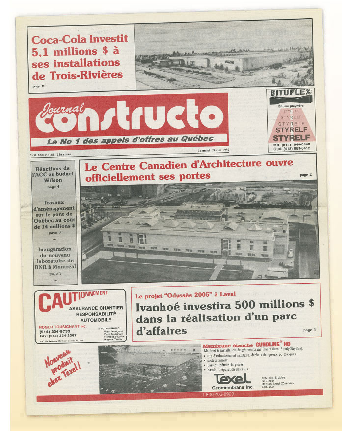 Journal Constructo 1989