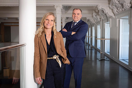 Véronique Mercier, directrice générale de l’ACQ-Québec, et Daniel Plante, président du conseil d’administration - Photo fournie par l’ACQ-Québec