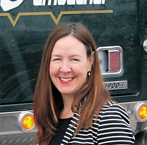 Annie Coderre, Directrice générale D’Excavation F. Dumouchel. Photo : Serge Guilbault