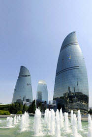 Baku Flame Towers, Baku, Azerbaidjan
