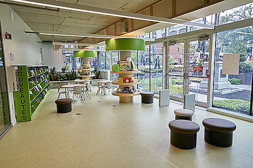 Inauguration de la bibliothèque Maisonneuve. Crédit : EVOQ Architecture