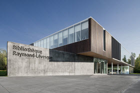 Architecture : La Bibliothèque Raymond-Lévesque – Crédit Marc Cramer