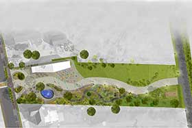 Le concept de la future place publique de Bromont se précise - Image de la Vile de Bromont