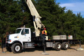 Un camion-flèche.