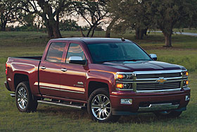 Le Chevrolet Silverado est maintenant livrable en version de luxe High Country. Photo de GM