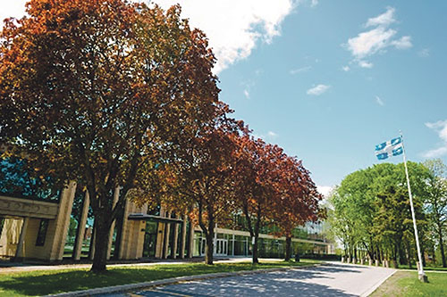 Campus de l’Université du Québec en Outaouais situé sur le boulevard Alexandre-Taché, à Gatineau. Crédit : UQO