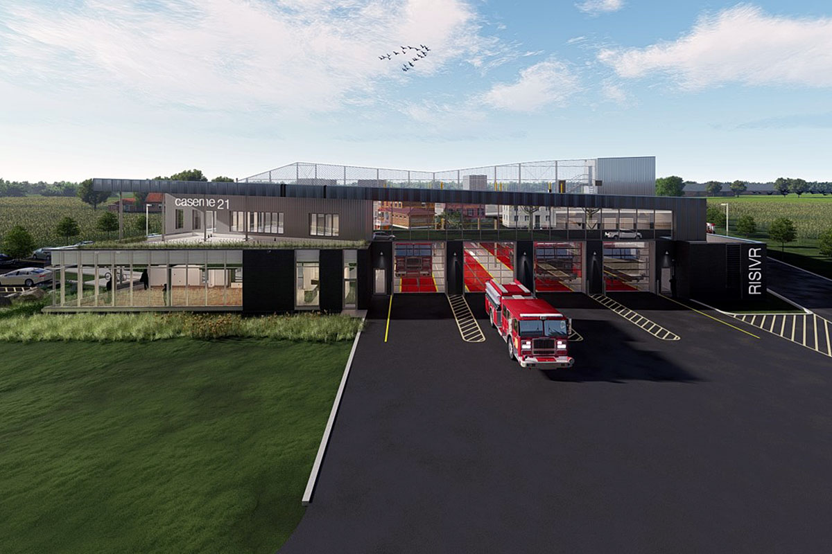 Nouvelle caserne de pompiers 