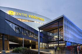 Équipe intégrée SAGP (SNC Lavallin, ABCP architecture, GLCRM architectes et Populous) pour le projet Centre Vidéotron - Photo de Stephane Groleau