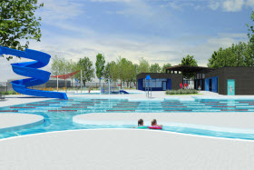 Nouveau complexe aquatique de Beauharnois - Photo de Poirier Fontaine Architectes