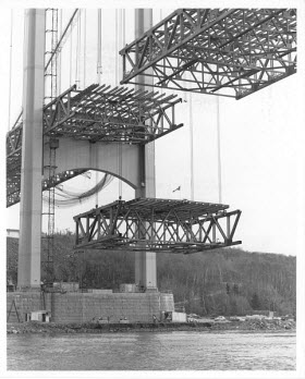 En termes techniques, de conception et de méthodes de calculs, compte tenu de l'ampleur de l'ouvrage, la construction du pont Pierre-Laporte était un exploit.