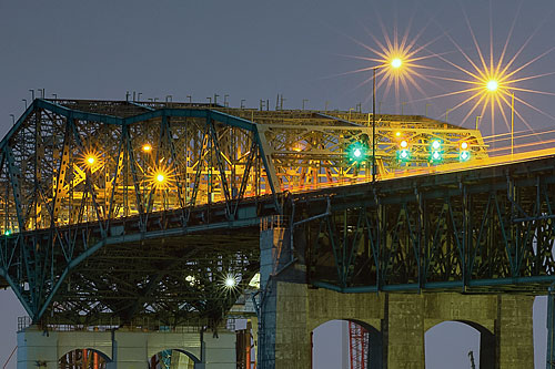 La déconstruction du pont Champlain : démolir en trois temps durables. Image : Les Ponts Jacques Cartier et Champlain