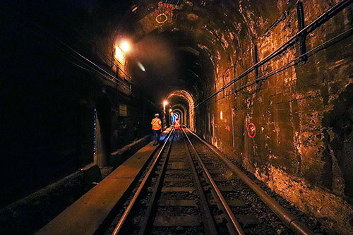 Le tunnel Mont-Royal - Photo : REM