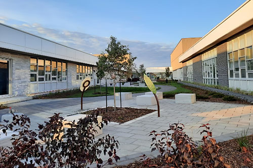 Ouverture de l’école du Domaine-Vert Nord à Mirabel. Crédit : Centre de services scolaire de la Seigneurie-des-Mille-Îles