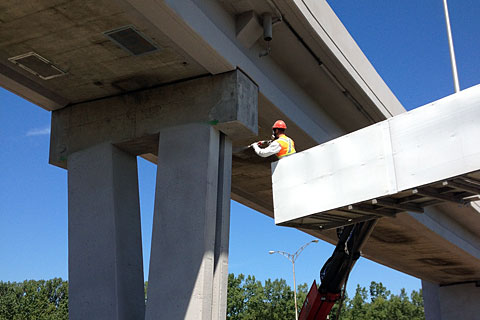 Autoroute Dufferin-Montmorency - Photo de MAPEI