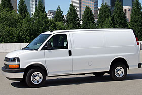 Le Chevrolet Express. Photo de GM