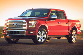 Le Ford F-150 2015 aura une carrosserie tout en aluminium. - Photo de Ford