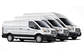 Le Ford Transit est disponible dans plusieurs versions - Photo de FORD