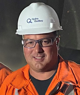Francis Martel, chef de projets chez Hydro-Québec. Crédit : Hydro-Québec