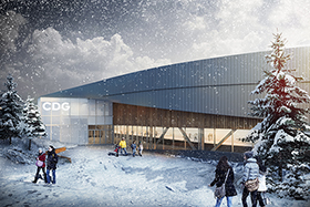 Le centre de glaces de Québec - Photo de Lemay et Ardoises architecture