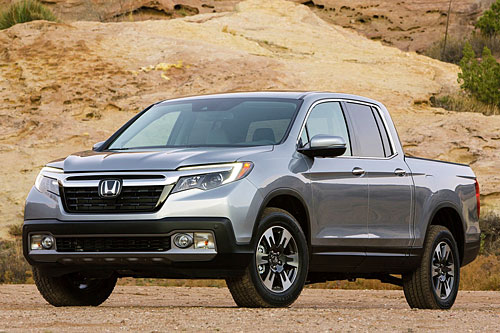 Le Honda Ridgeline est plus robuste qu’il n’y parait.  Photo : Honda