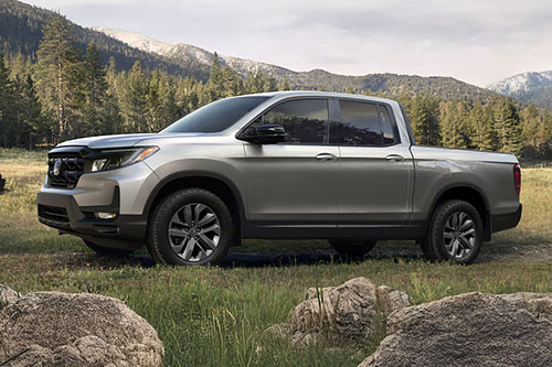 La camionnette Ridgeline de Honda s’approche aussi du VUS. Photo : Honda