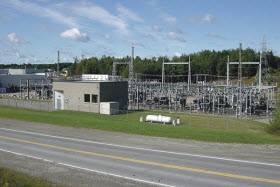 Un des postes de distribution existants - Photo d'Hydro-Sherbrooke