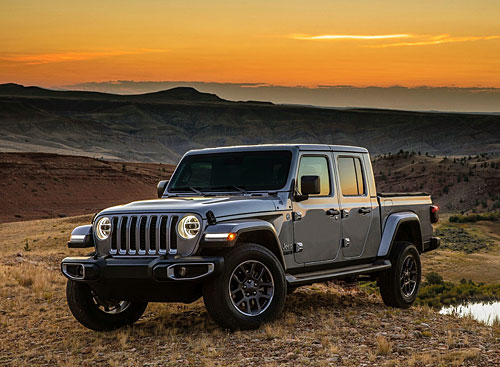 Malgré sa caisse courte, le nouveau Jeep Gladiator peut servir de camionnette utilitaire.  Photo : FCA