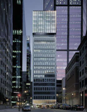Perspective de l'hôtel Le Germain- Photo de Lemay Michaud Design Architecture