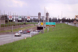  Le pont-tunnel Louis-Hippolyte-Lafontaine, une innovation québécoise. Crédit: Blanchardb - Wimimedia Commons - CC BY-SA 3.0 