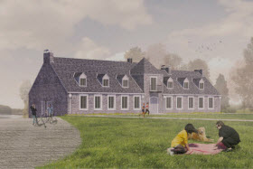 Projet de restauration du Manoir seigneurial de Mascouche une fois terminé - Photo de la Ville de Mascouche