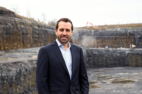 Marc-André Loiselle, président d’Ali Excavation. Photo : Patrick Palmer