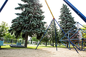 Module de jeu au parc Montcalm - Photo de la Ville de Candiac