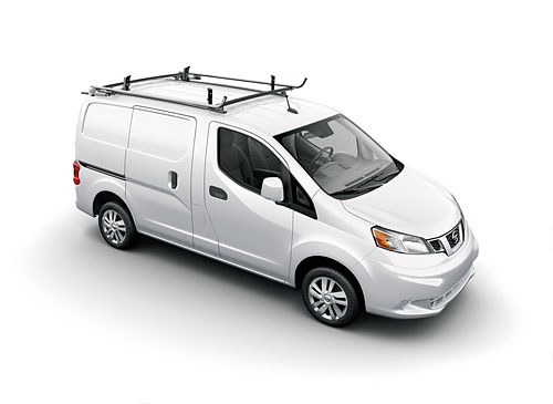 Nissan NV 200: Nissan propose une version miniature de ses fourgons, le NV200.  Photo de Nissan